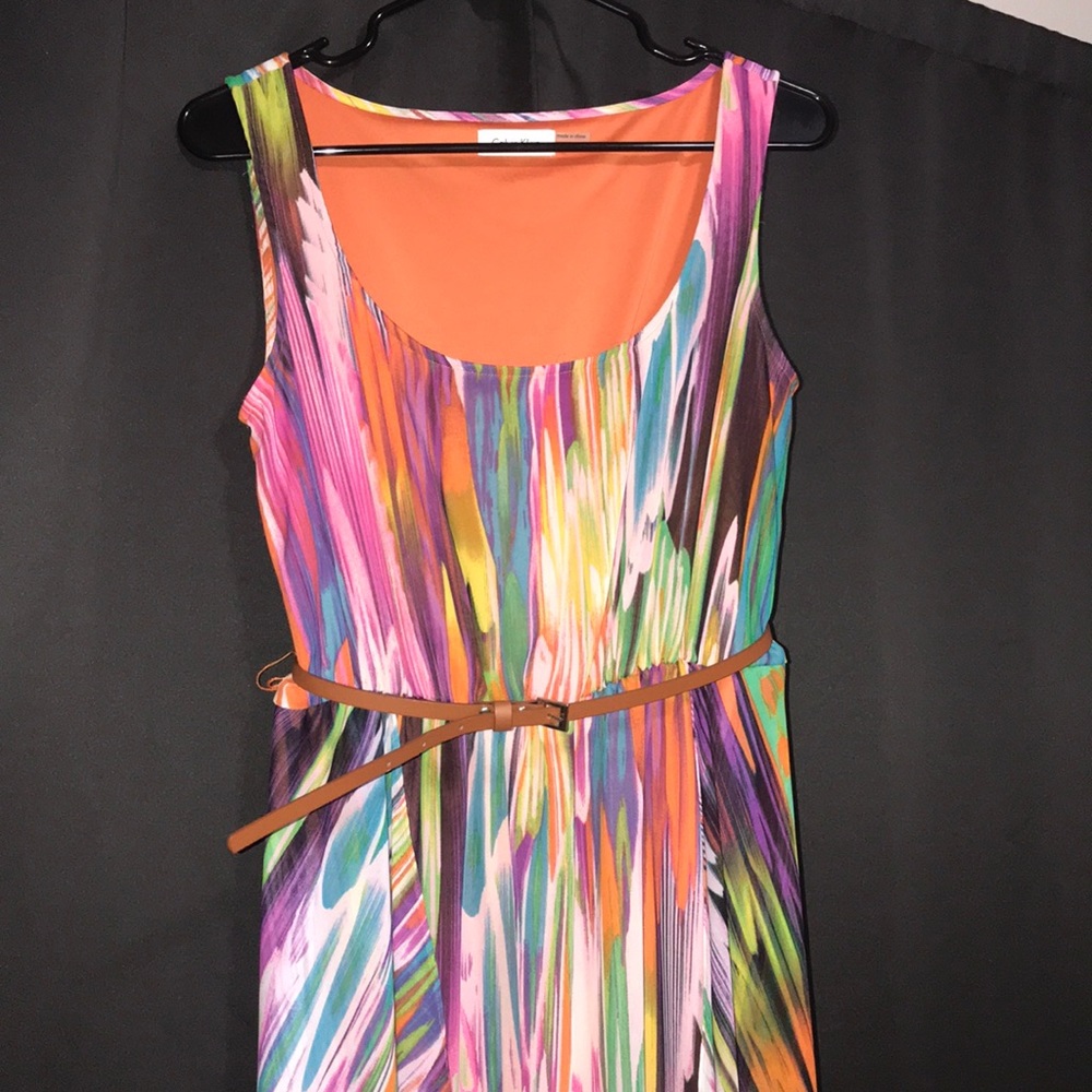 Colorful,super fun, Calvin Klein dress